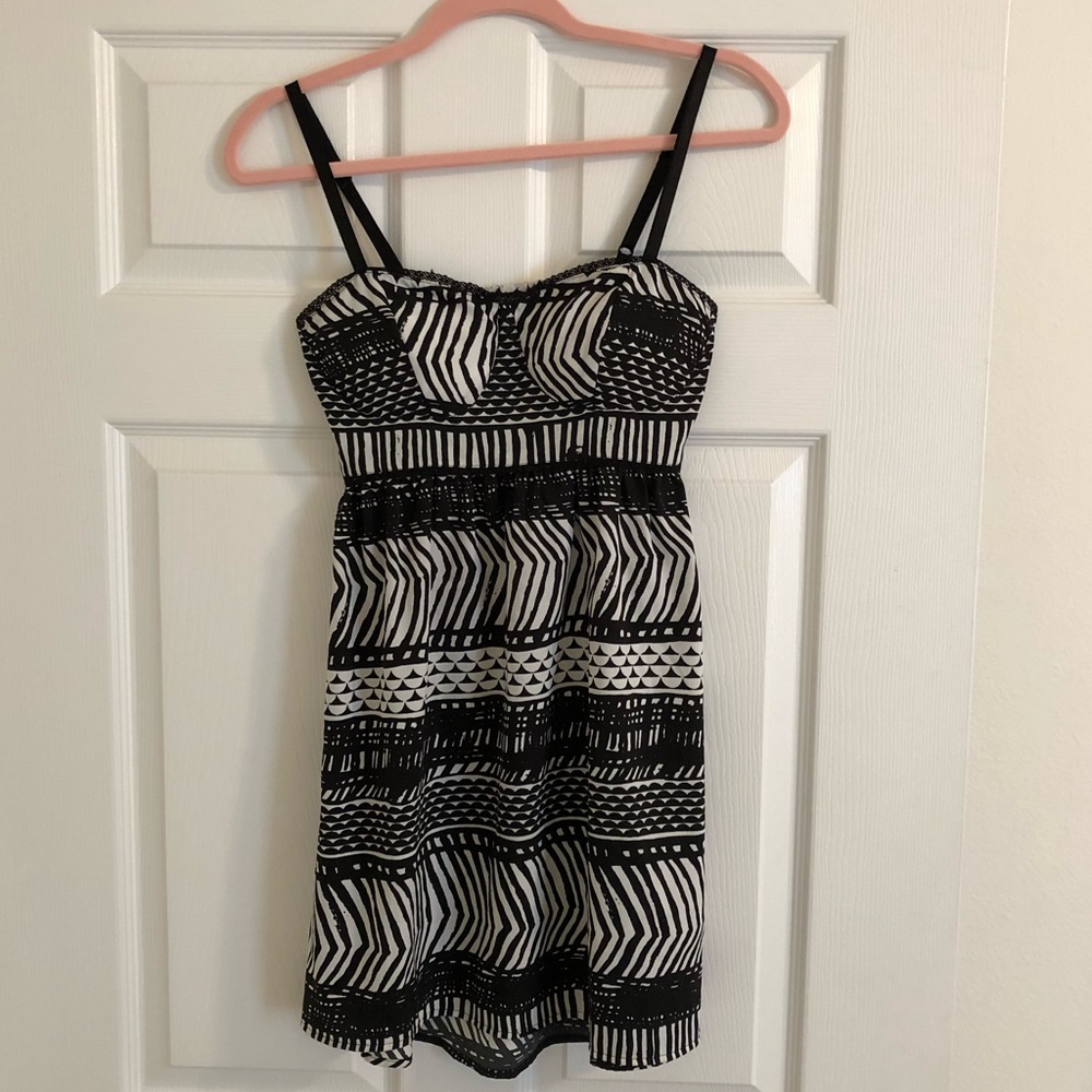 Roxy Black and White Sundress